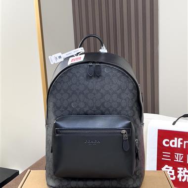 COACH  2025新款男生時尚包包 尺寸：34*45*13CM