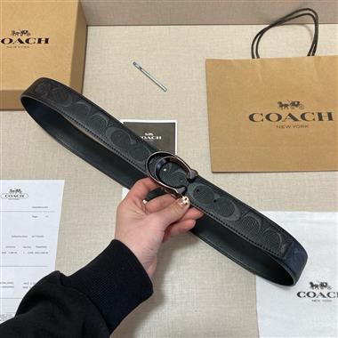 COACH   2025新款時尚皮帶 3.8CM