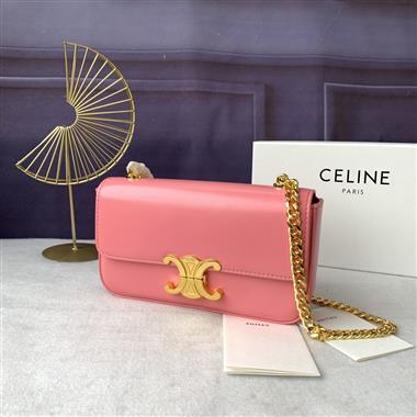 CELINE   2025新款女生時尚包包 尺寸：20.5*10.5*4CM