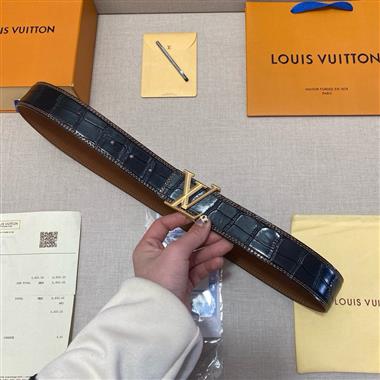 LOUIS VUITTON   2025新款時尚皮帶 3.8CM