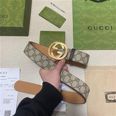 GUCCI   2025新款時尚皮帶  3.8CM