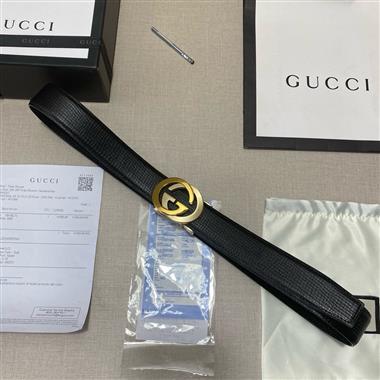 GUCCI   2025新款時尚皮帶  3.5CM