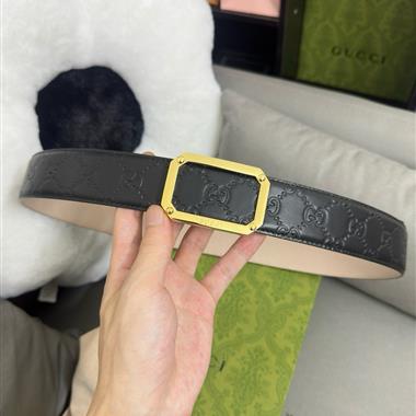 GUCCI   2025新款時尚皮帶  4.0CM