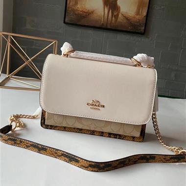 COACH   2025新款女生時尚包包 尺寸：22*15*9CM