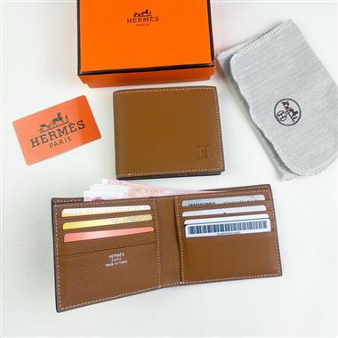 HERMES   2026新款時尚皮夾 尺寸：11*9.2*2.2CM