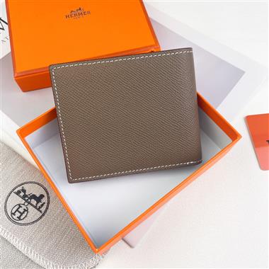 HERMES   2026新款時尚皮夾 尺寸：11*9.2*2.2CM