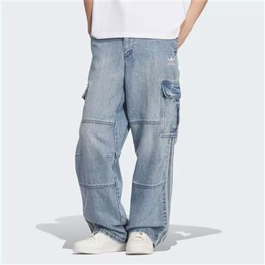 ADIDAS   2026春季新款休閒牛仔褲