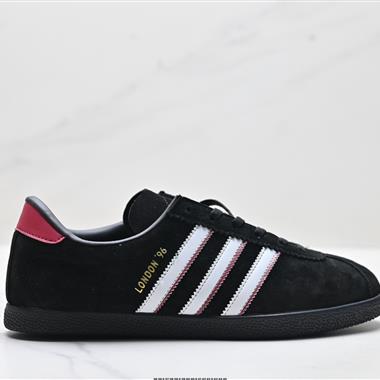 Adidas Originals London 96 三葉草休閒防滑耐磨低幫板鞋