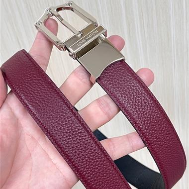 LOUIS VUITTON   2026新款時尚皮帶  3.0CM