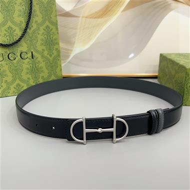 GUCCI   2026新款時尚皮帶  3.0CM