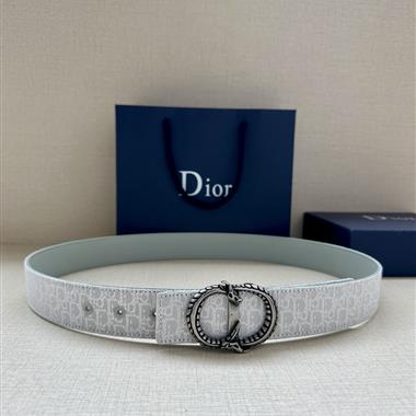DIOR    2026新款時尚皮帶  3.5CM