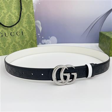 GUCCI    2026新款時尚皮帶  3.0CM