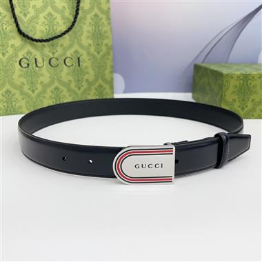 GUCCI    2026新款時尚皮帶  3.0CM