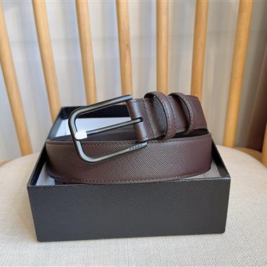 PRADA   2026新款時尚皮帶  3.5CM