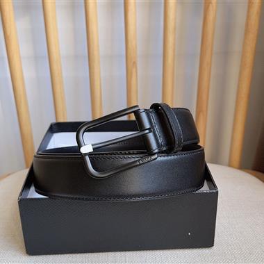 PRADA   2026新款時尚皮帶  3.5CM