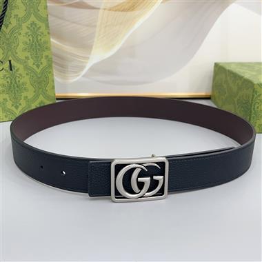 GUCCI   2026新款時尚皮帶  3.5CM