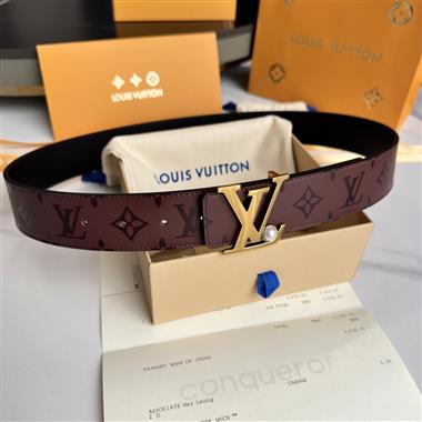 LOUIS VUITTON    2026新款時尚皮帶  4.0CM