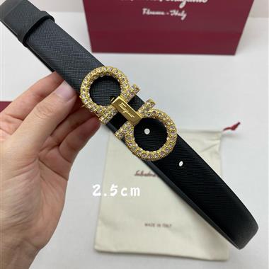 Ferragamo   2026新款時尚皮帶  2.5CM