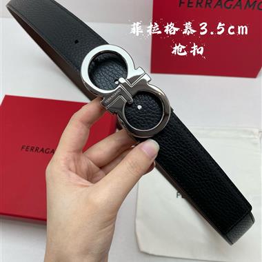Ferragamo   2026新款時尚皮帶  3.5CM