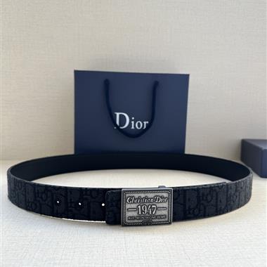 DIOR   2026新款時尚皮帶  3.5CM