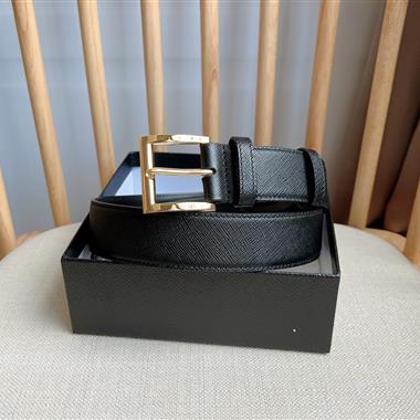 PRADA   2026新款時尚皮帶  3.5CM