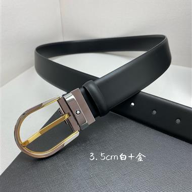 Montblanc   2026新款時尚皮帶  3.5CM