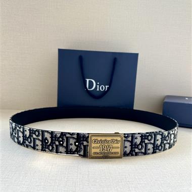 DIOR   2026新款時尚皮帶  3.5CM