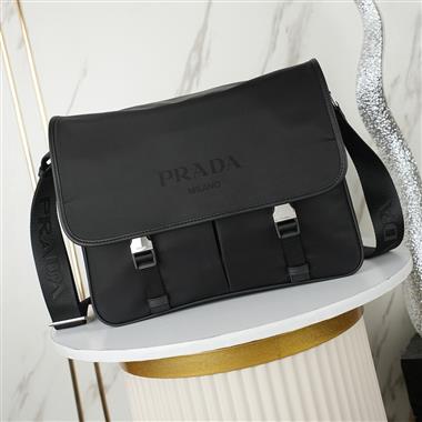 PRADA   2025新款男生時尚包包   尺寸：32*24*12CM