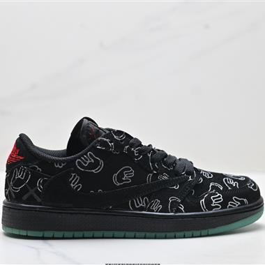 Nike Air Jordan 1 x Travis Scott AJ1 低幫文化籃球鞋