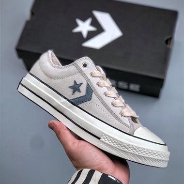 Converse Star Player Ox"Navy/White" 低幫硫化翻毛皮板鞋