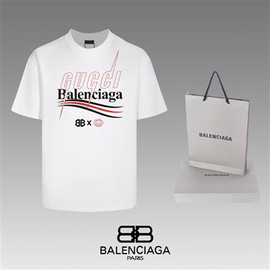 Balenciaga   2026春夏新款短袖T恤  尺寸偏大