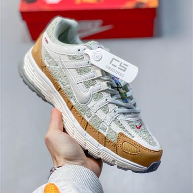 Nike W P-6000 WhiteOracleAqua Magic 逐夢太空系列復古老爹風休閒運動舒適跑鞋
