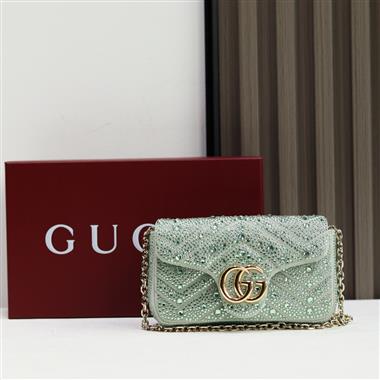 GUCCI  2026新款女生時尚包包  尺寸：16.5*10*5CM
