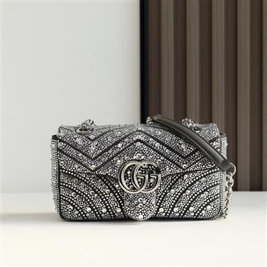 GUCCI  2026新款女生時尚包包  尺寸：22*12.5*6CM