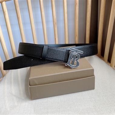 BURBERRY   2026新款時尚皮帶  3.5CM