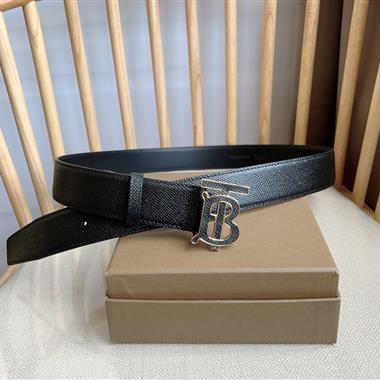 BURBERRY   2026新款時尚皮帶  3.5CM
