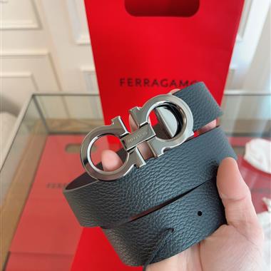 Ferragamo  2026新款時尚皮帶   3.5CM