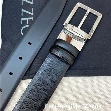 ZEGNA   2026新款時尚皮帶   3.5CM
