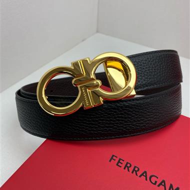 Ferragamo  2026新款時尚皮帶   3.5CM