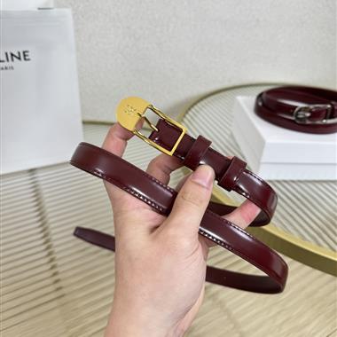 CELINE   2026新款時尚皮帶   1.8CM