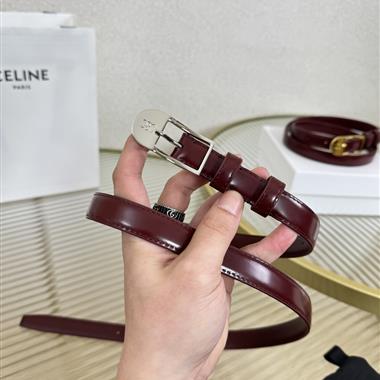 CELINE   2026新款時尚皮帶   1.8CM