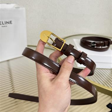 CELINE   2026新款時尚皮帶   1.8CM