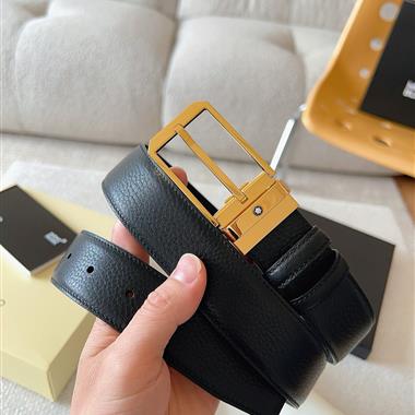 Montblanc   2026新款時尚皮帶   3.5CM