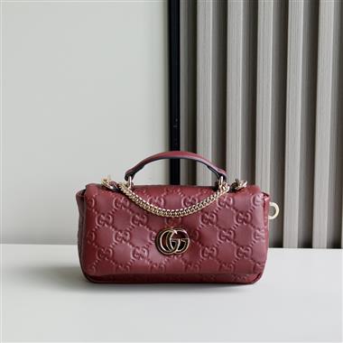 GUCCI  2026新款女生時尚包包 尺寸：21*12.4*4.6CM