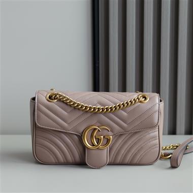GUCCI  2026新款女生時尚包包  尺寸：26*15*7CM