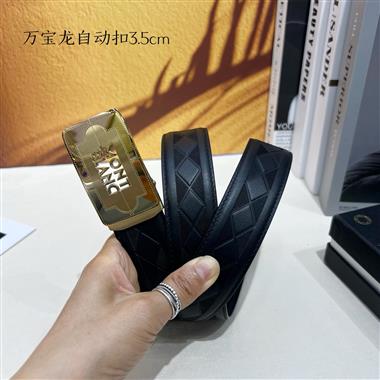 Montblanc   2026新款時尚皮帶  3.5CM