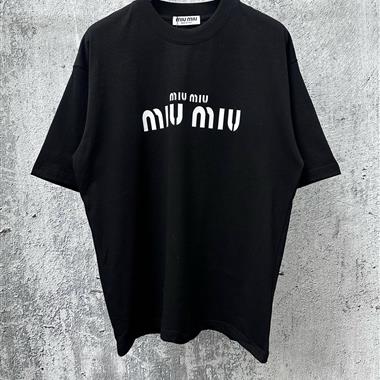Miu Miu  2026夏季新款短袖T恤 尺寸偏大