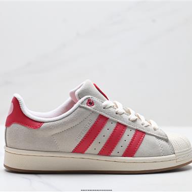Adidas Originals Superstar貝殼頭系列 三葉草低幫經典百搭休閒運動板鞋