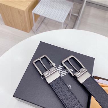 ARMANI   2026新款時尚皮帶  3.4CM