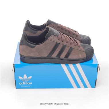 Adidas SUPERSTAR貝殼頭系列低幫百搭休閒運動板鞋